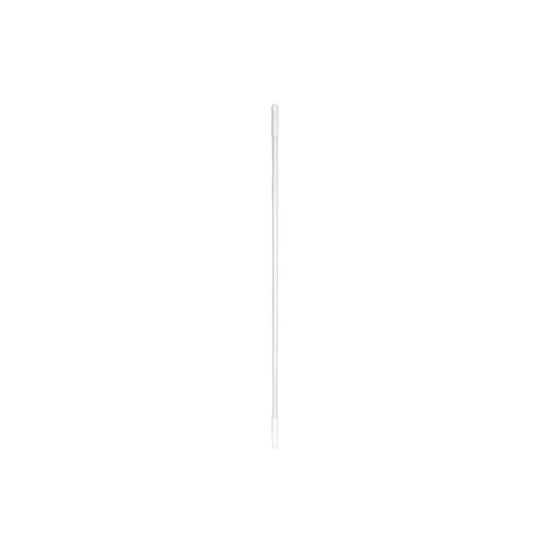 Vikan® Broom Handle 57.1X1.1X1.1 IN White PP Fiberglass Threaded Handle 1/Each