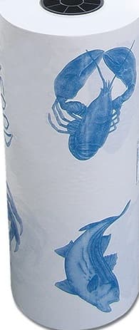 MeatGuard® Meat Steak & Butcher Paper Roll 18IN X1000FT White Blue Captain’s Catch 1/Roll