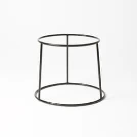 Seafood Tower Stand 7.5 IN Steel Polyvinyl Chloride (PVC) Black Hand Wash 1/Each