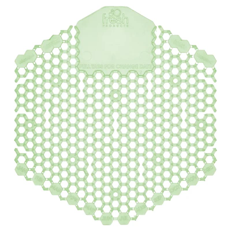 Wave 3D Urinal Screen Herbal Mint Green EVA 7X6.5X0.66 IN 60/Case