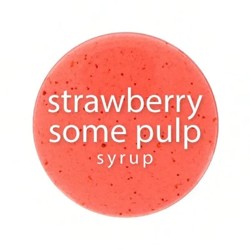 Strawberry Syrup 5.5 LB Some Pulp 6/Case