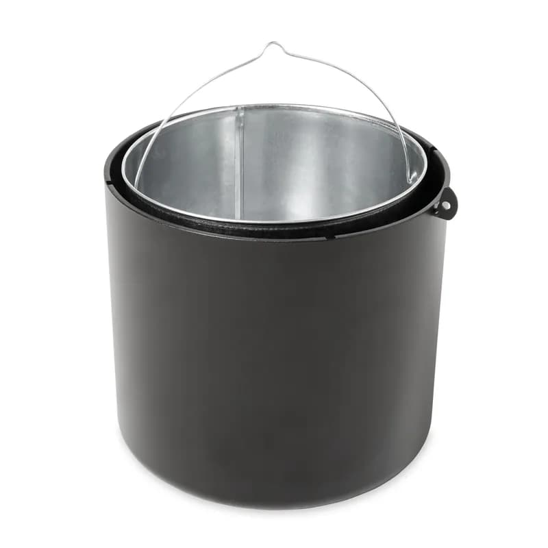 Ashtray 13.1X13.1X39.25 IN Black Metal 1/Each