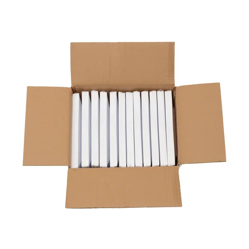 Plate 8X8 IN Plastic White Square 120/Case