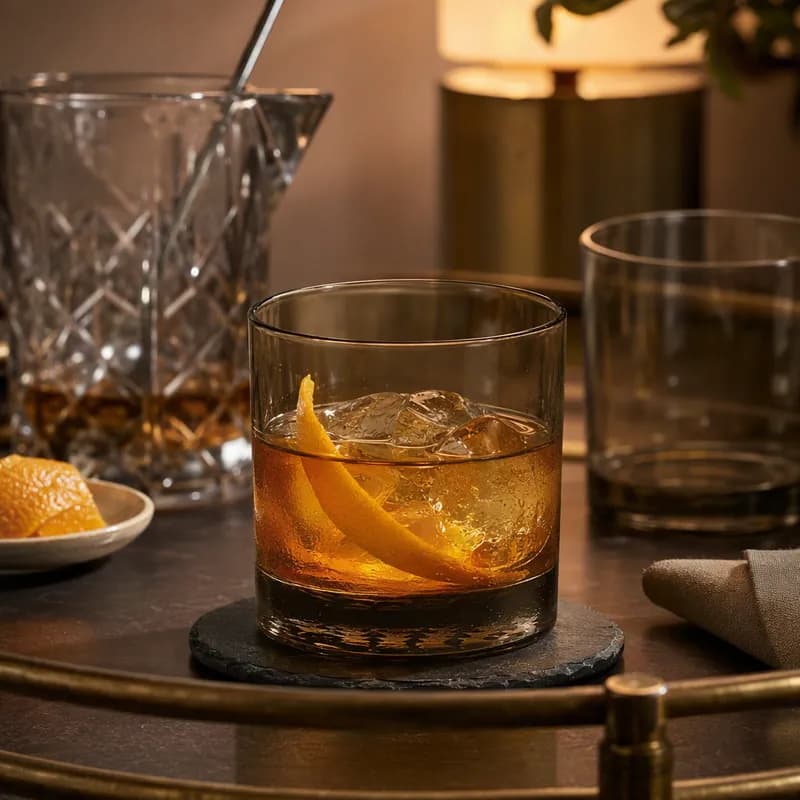 Old Fashioned Color Series Tritan™ Beverage Glass 12 FLOZ Tritan® Smoke 4/Pack