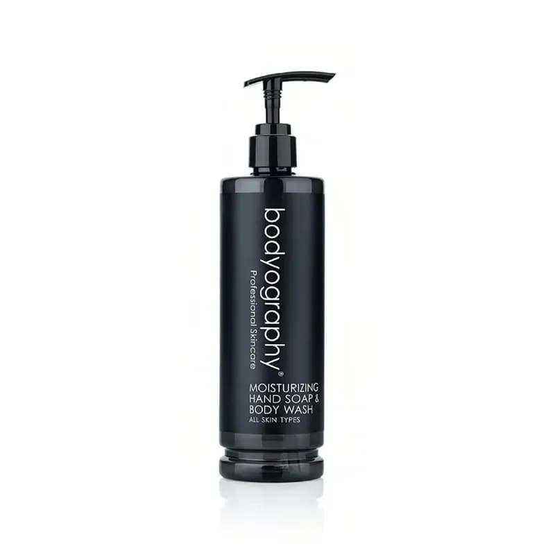 Bodyography® Hand Soap & Body Wash Lavender Peppermint Moisturizing Refillable Black Bottle 1/Case