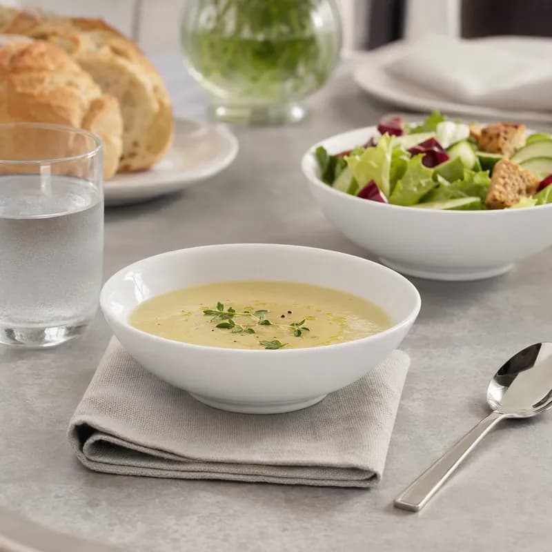 Harmony Bowl 10 OZ Porcelain Bright White Round 12/Case