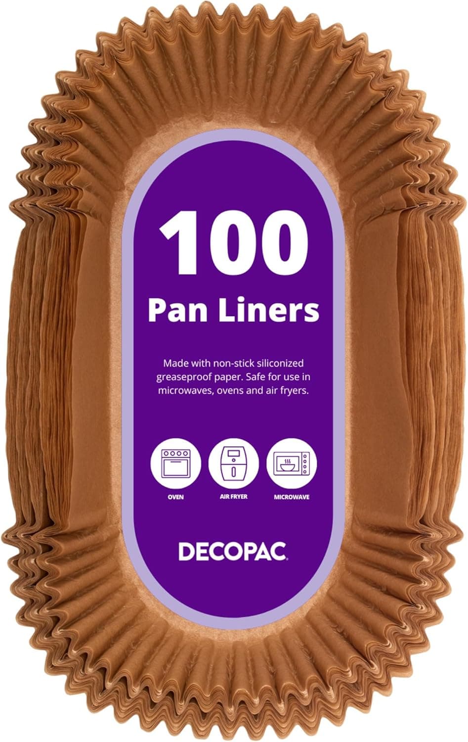 Loaf Baking Liner 1 LB 6.5X3 IN Paper Natural 100/Case
