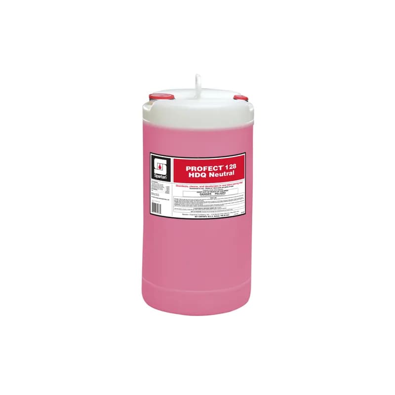 Profect® 128 HDQ Neutral® Refreshing Citrus Disinfectant Cleaner Deodorizer 15 GAL Hospital Grade Neutral 1 Step 1/Drum