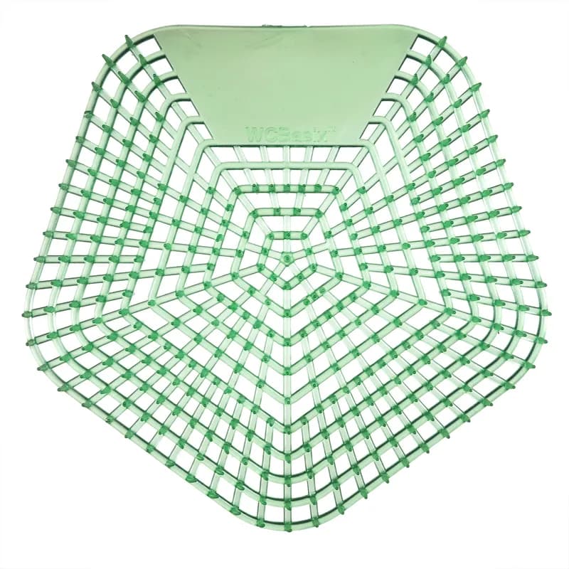 WCBasix Urinal Screen Cucumber Twist Green EVA 6.75X6.5X0.75 IN 30-Day Air Care System 10/Case