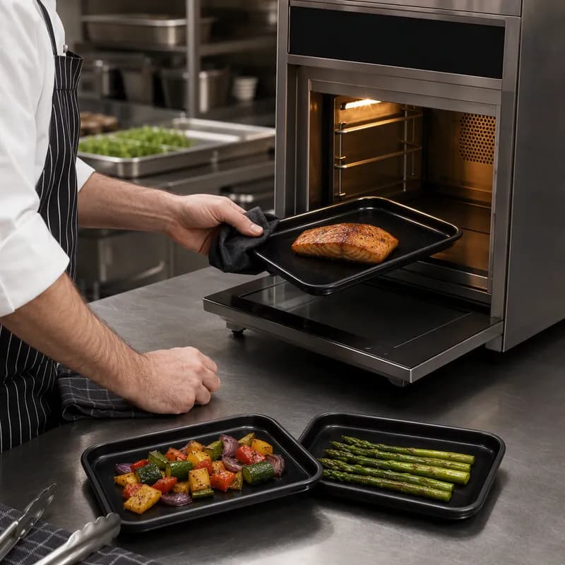 Merry Chef (AFC) Tray Black 1/Each