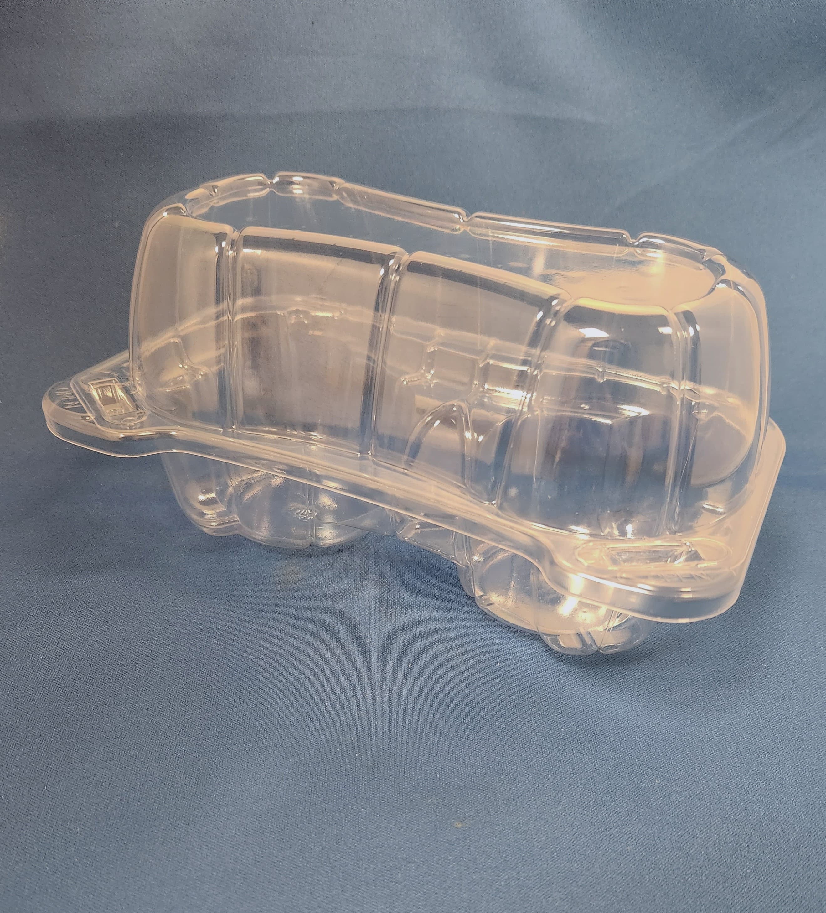 Cupcake Hinged Container With Dome Lid 2 CT OPS Clear 500/Case