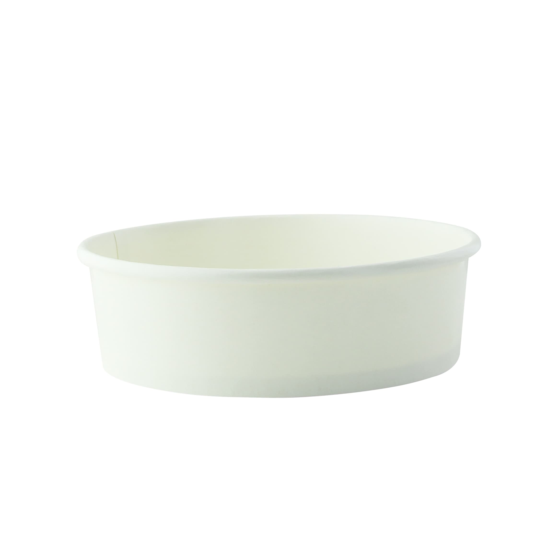 Food Container Base 16 OZ Paper White Round Grease Resistant 45 Count/Pack 8 Packs/Case 360 Count/Case