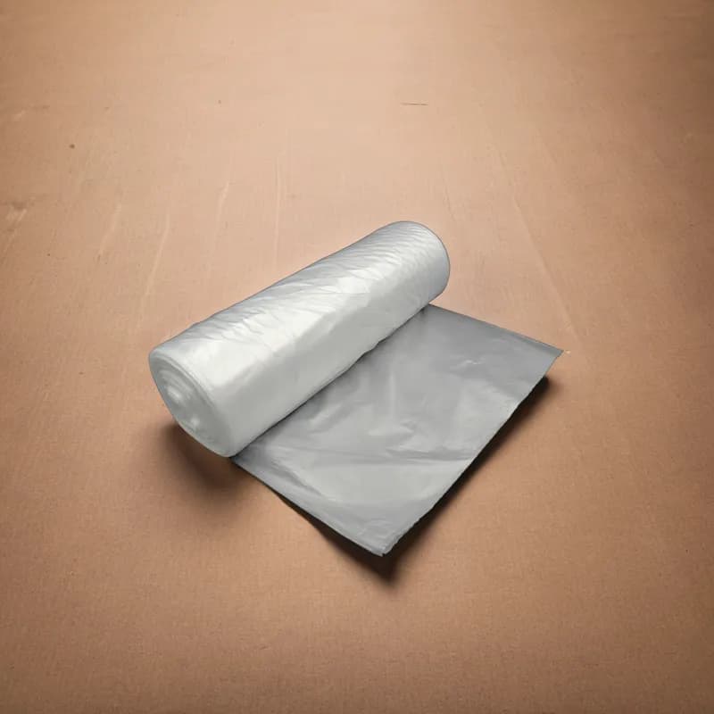 Can Liner 45X57 IN Clear Plastic 1.8MIL Flat Seal 100/Case