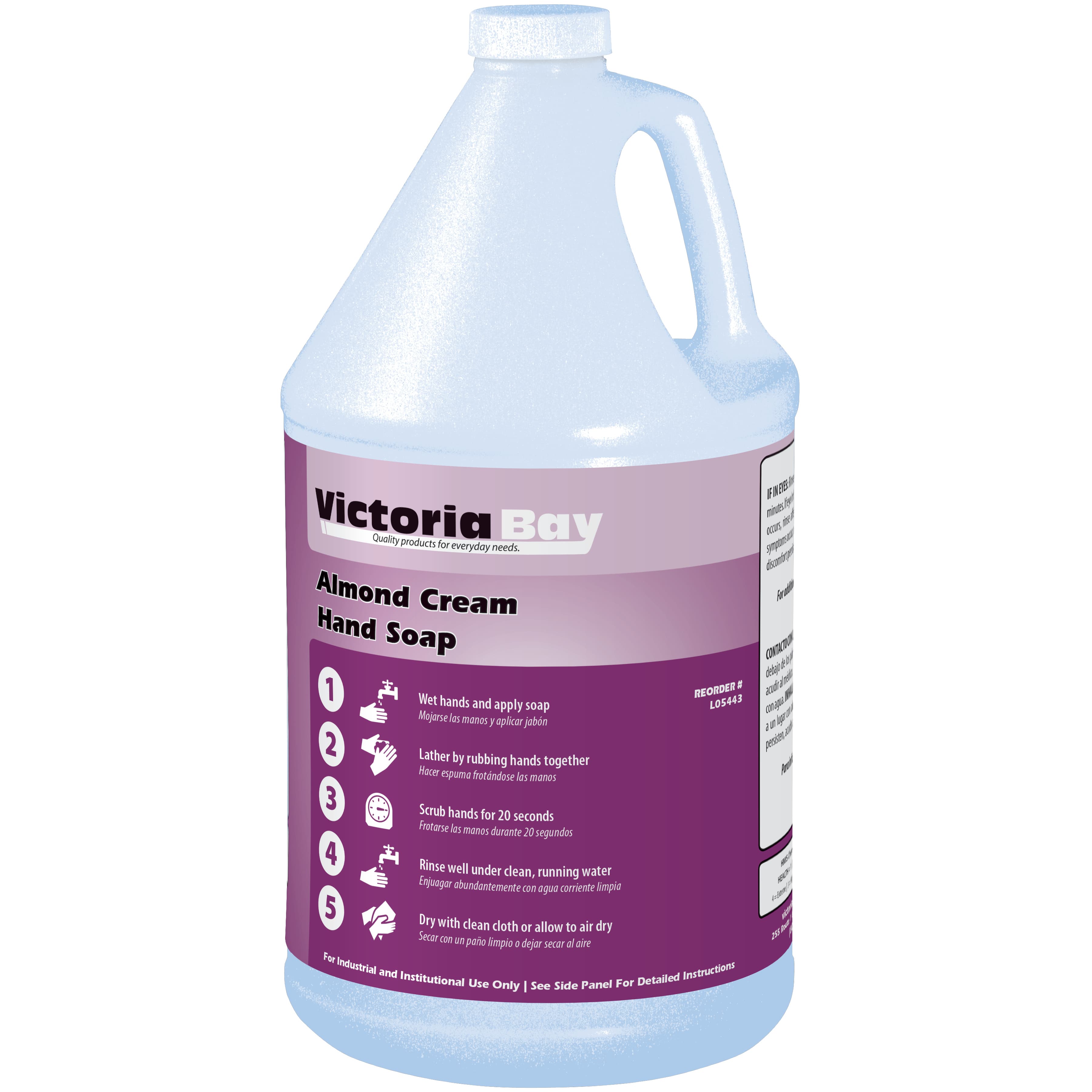 Victoria Bay Almond Cream Liquid Hand Soap 1 GAL 4/Case