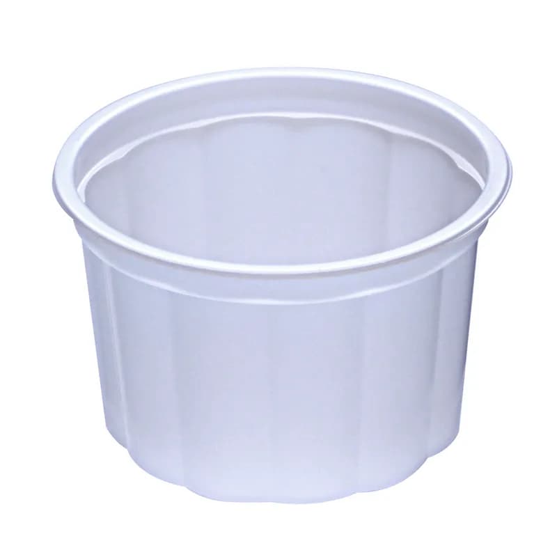 Cup Fluted 4 OZ HIPS Translucent 2940/Case