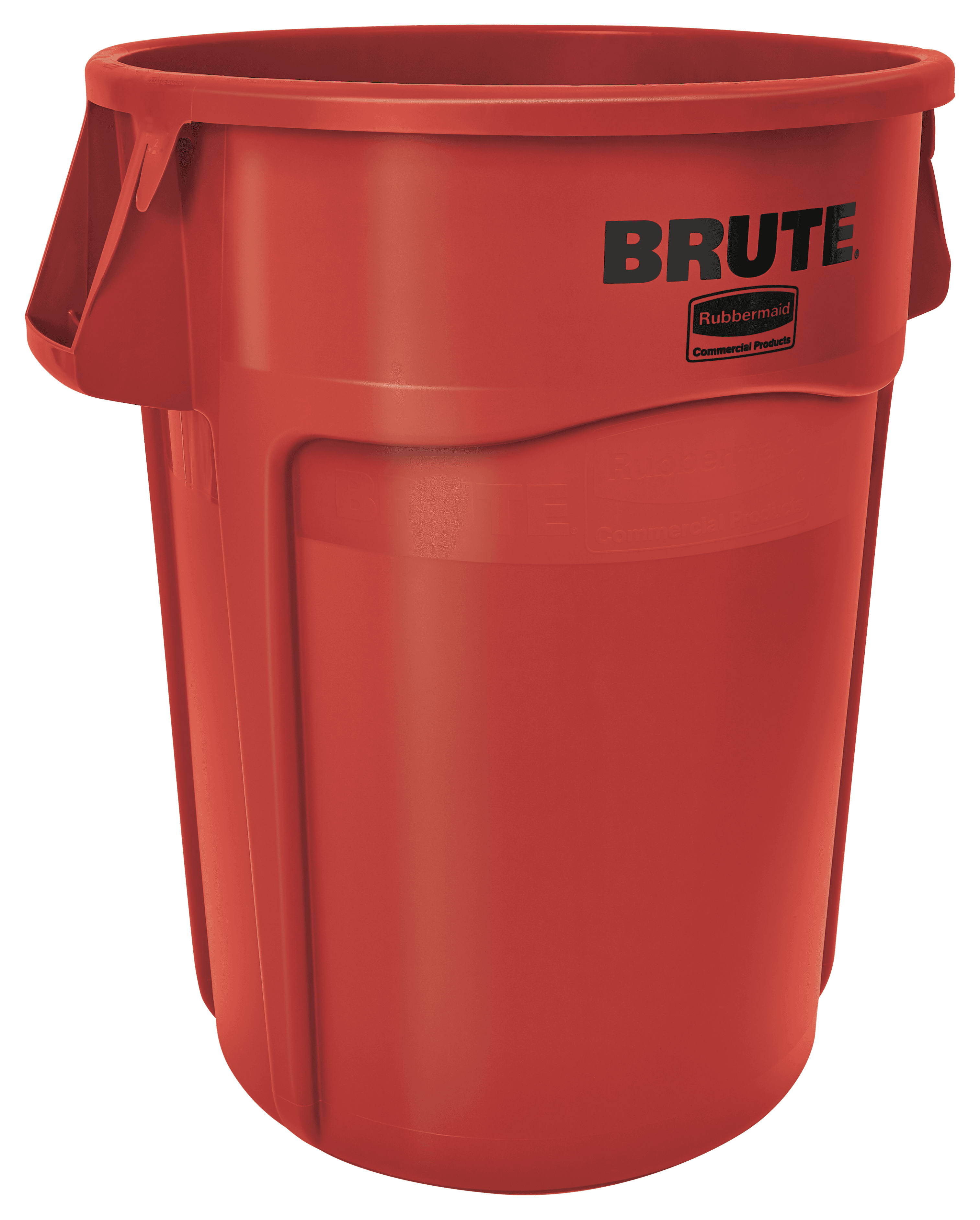 Brute® 1-Stream Trash Can 28.03X24.09X31.3 IN 44 GAL 176 QT Red Resin Food Safe 1/Each