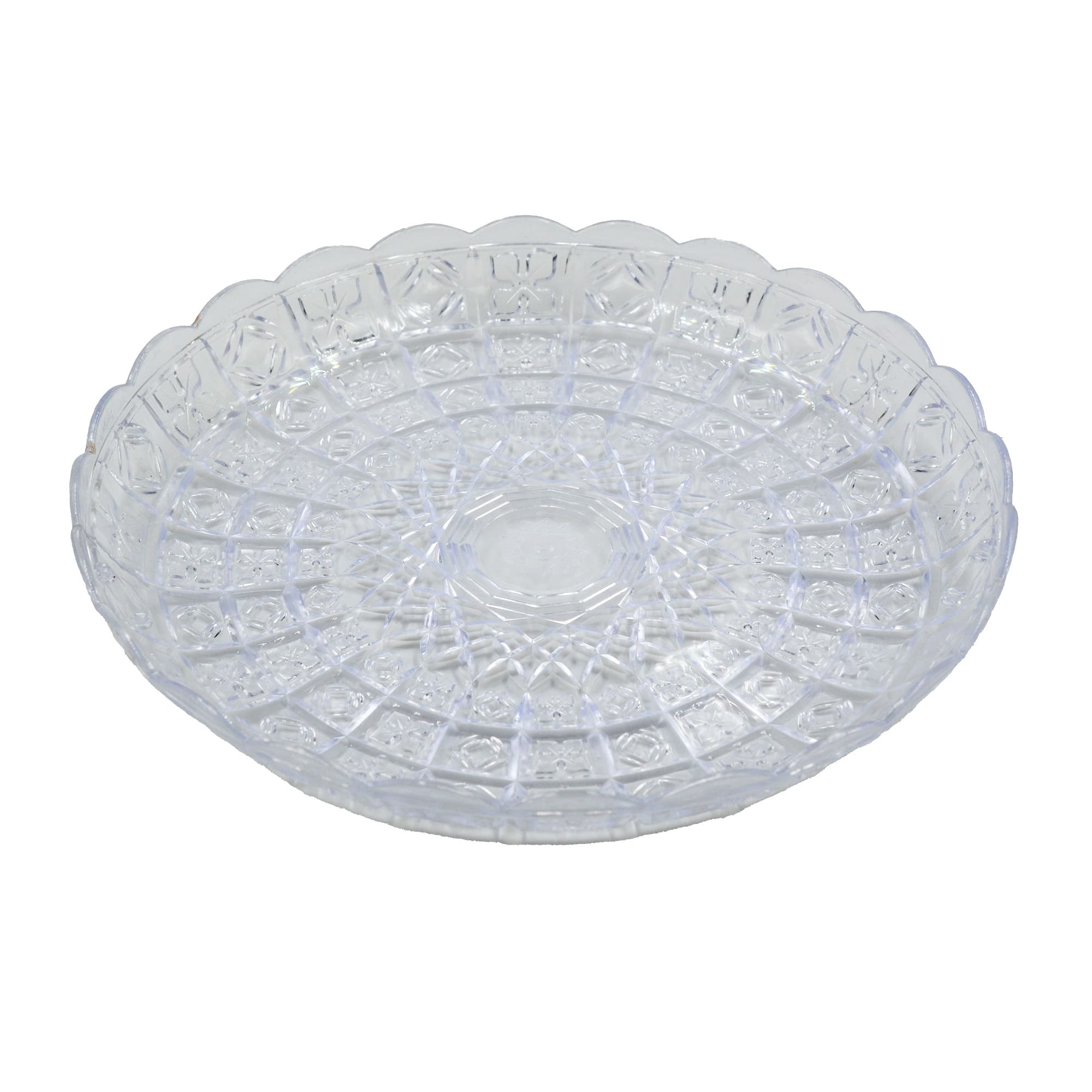 Serving Tray 11 IN PS Clear Round 25/Case
