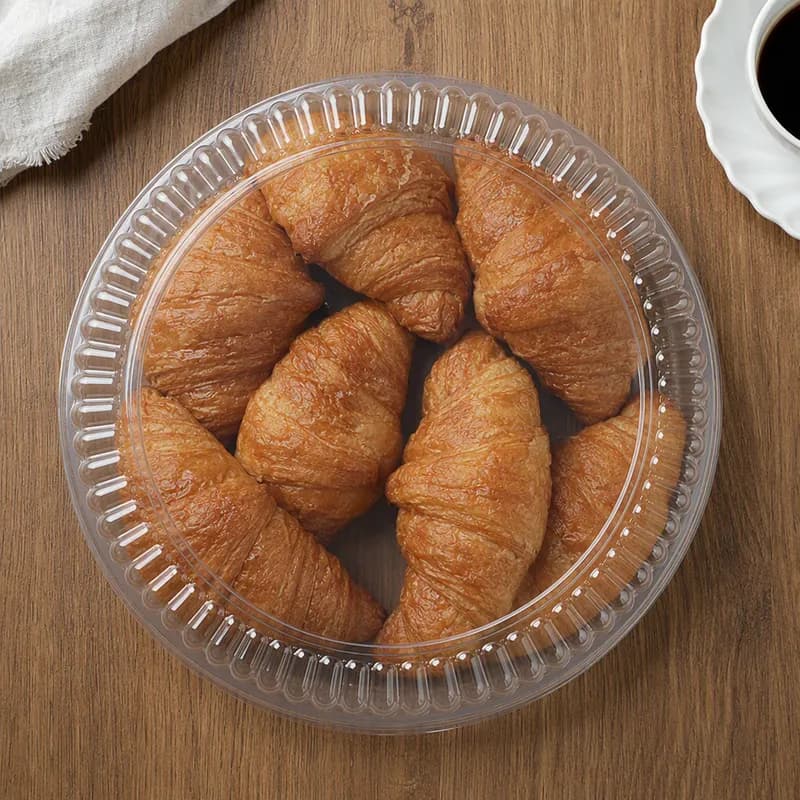 Lid 11.25X1.82 IN RPET Clear Round For Bakery Container 100/Case
