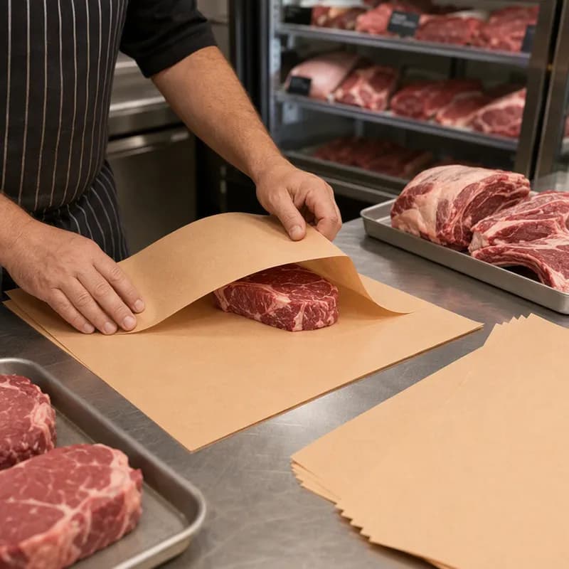 Steak & Butcher Paper Roll 18IN X1200FT Peach Treated 1/Roll