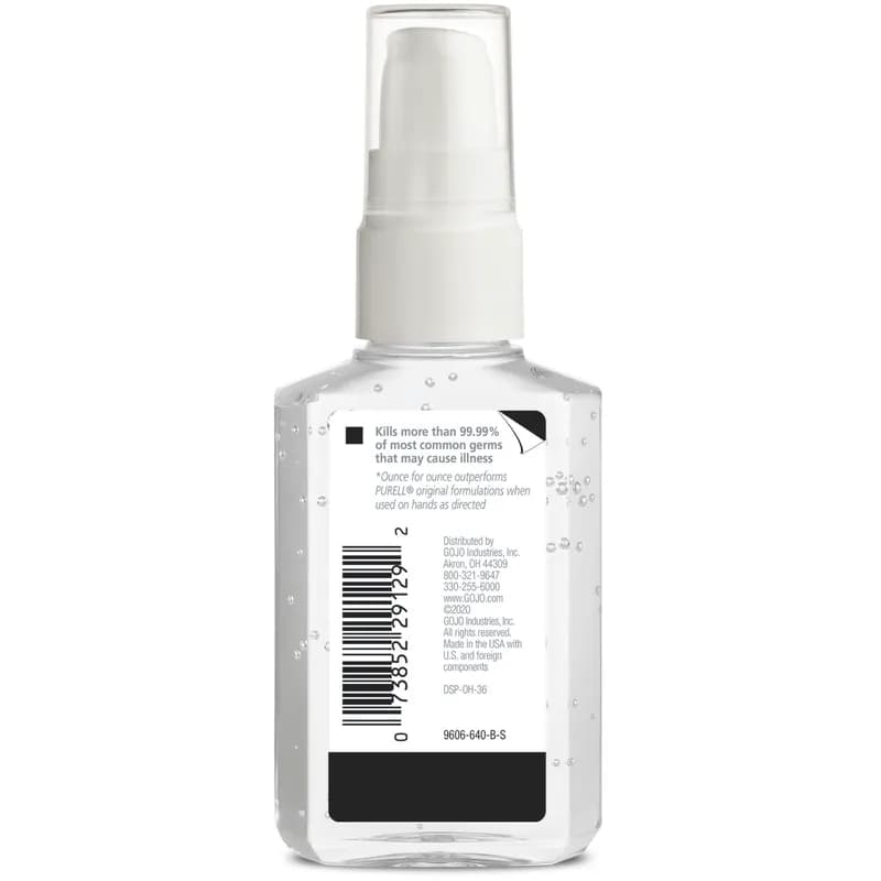 Purell® Hand Sanitizer 2 OZ 1.82X1.03X4.7 IN Clean Scent With Pump Advanced Moisturizers 24/Case