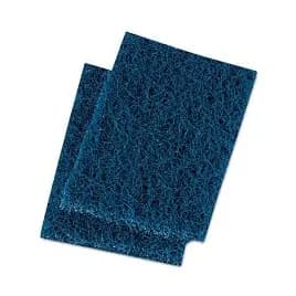 Pot Scrubber 6X3.5X0.875 IN Extra Heavy Duty Synthetic Fiber Blue 20/Case