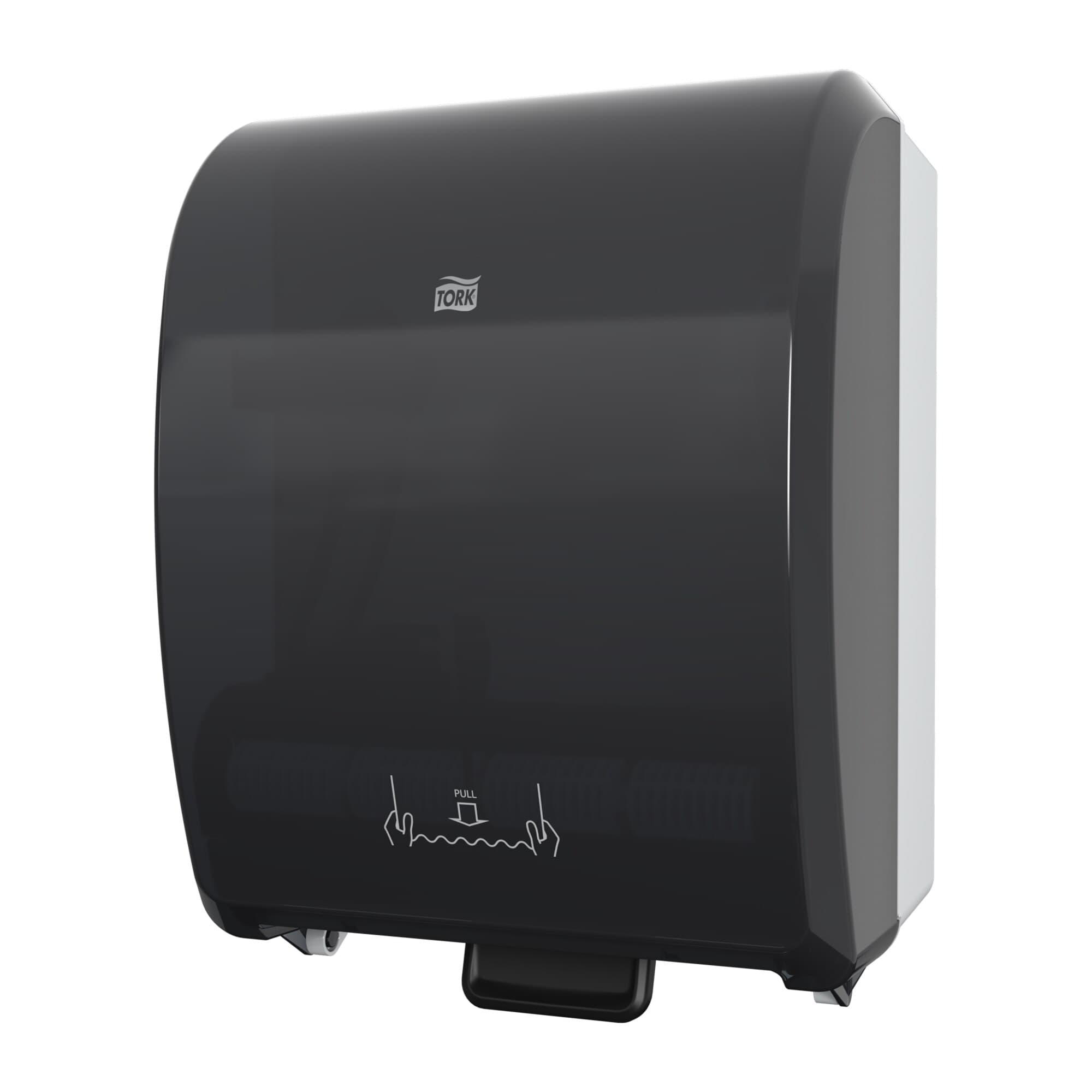 Tork H71 Paper Towel Dispenser 9.32X12.32X15.95 IN Plastic Wall Mount Black Hard Roll 1/Each