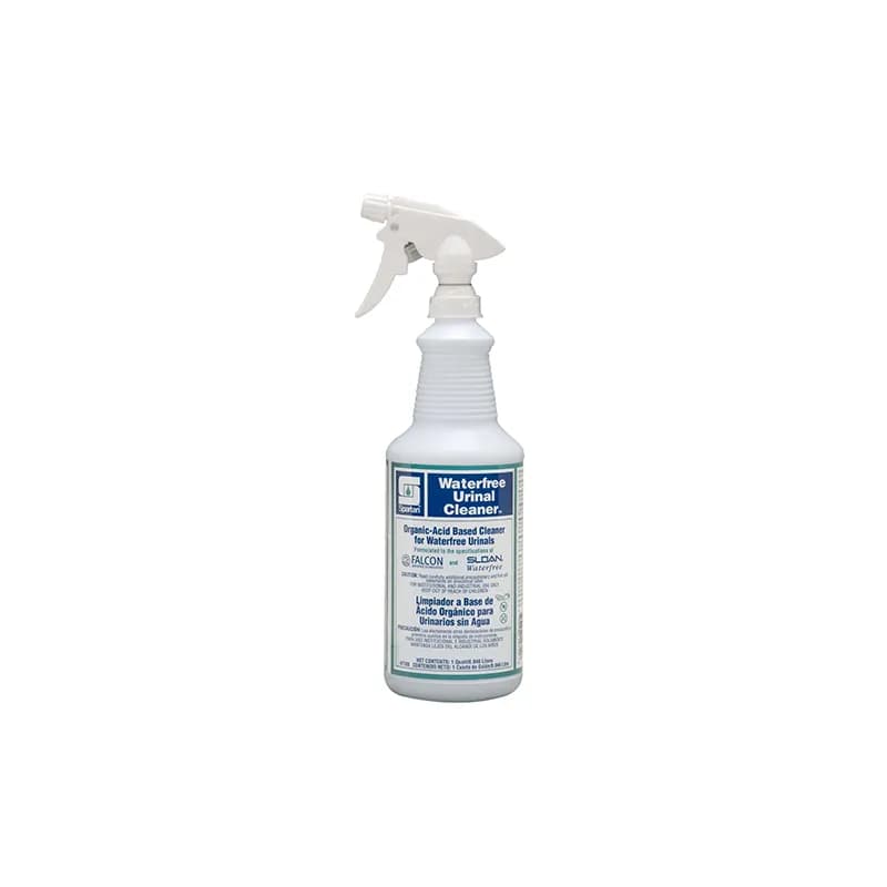Waterfree Urinal Cleaner Unscented 1 QT Acidic RTU Lactic Acid 12/Case