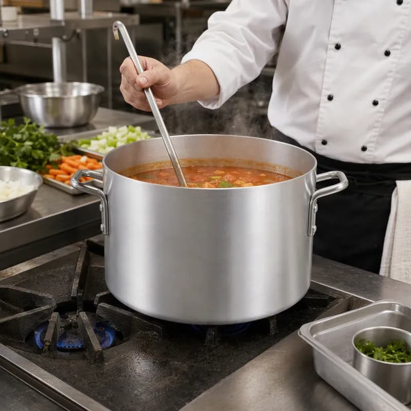 Sauce Pot 13.25X9 IN 20 QT 6MM Aluminum 1/Each