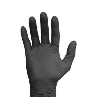 Victoria Bay Exam Gloves Large (LG) Black 5g Nitrile Disposable Powder-Free 100 Count/Box 10 Box/Case 1000 Count/Case