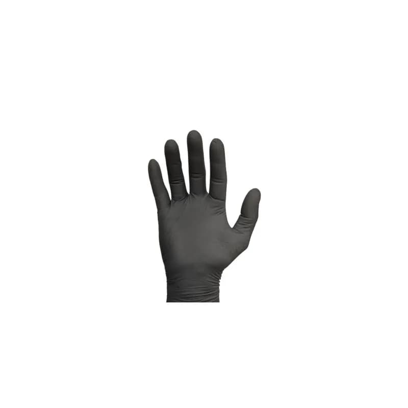 Victoria Bay Exam Gloves Medium (MED) Black 5g Nitrile Disposable Powder-Free 100 Count/Box 10 Box/Case 1000 Count/Case
