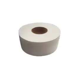 Toilet Paper & Tissue Roll 9 IN 1PLY White Jumbo (JRT) Large 3.6IN Core Diameter 12 Rolls/Case