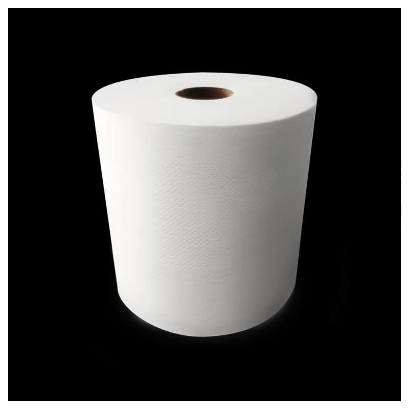 Roll Paper Towel 1000 FT White Standard Roll 1.5IN Core Diameter 6 Rolls/Case