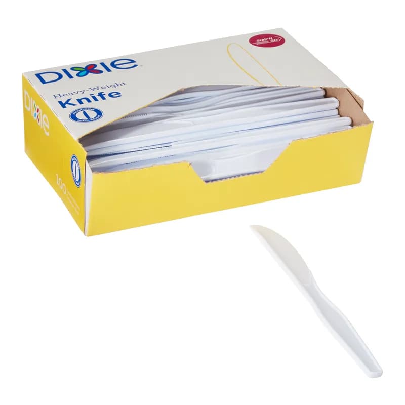 Dixie® Grab-N-Go® Knife PS White Heavyweight 1000/Case