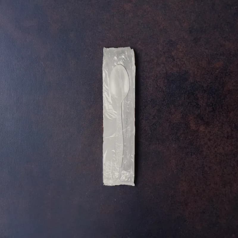 Teaspoon PS White Extra Heavy Duty Individually Wrapped 1000/Case
