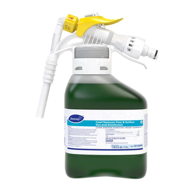 Crew® Restroom Cleaner Floor & Surface Cleaner Disinfectant Non-Acid 2/Case