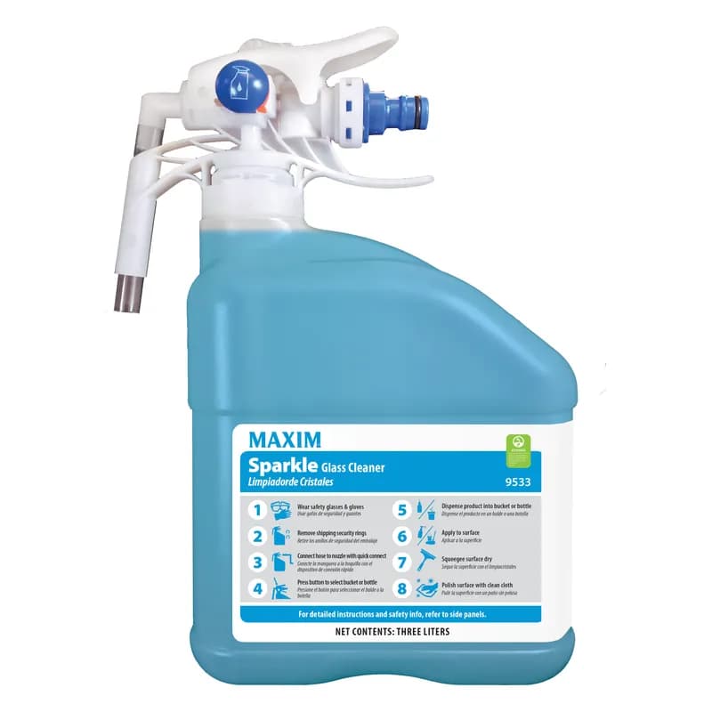 Maxim® Sparkle Glass Cleaner 3 L 2/Case