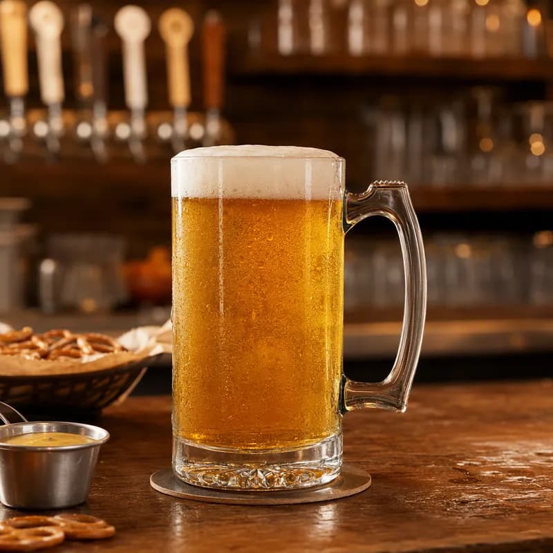 Beer Glass/Mug 20 OZ Glass 12/Case