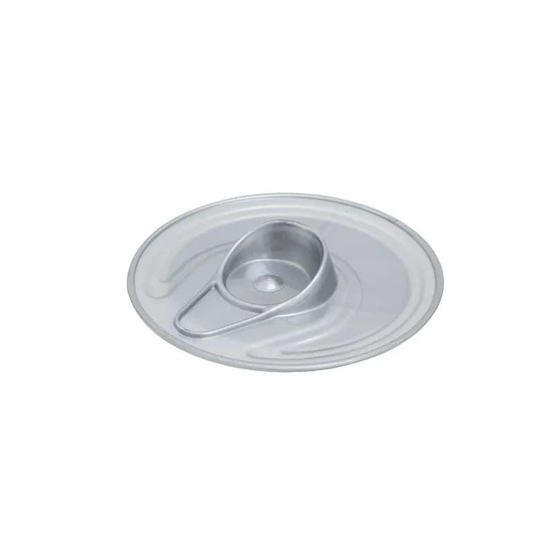 Tin Can Food Container Base & Lid Combo 4 OZ Plastic Silver 100/Case