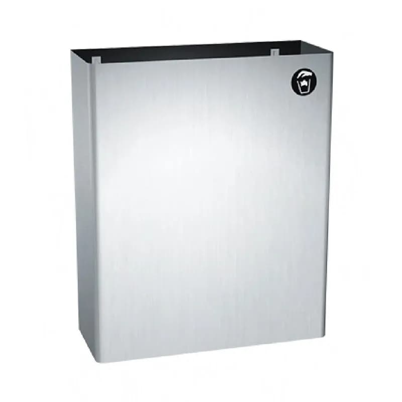 Traditional™ Menstrual Care Disposal Receptacle 14X18X6 IN 6.5 GAL Stainless Steel Surface Mount 1/Each