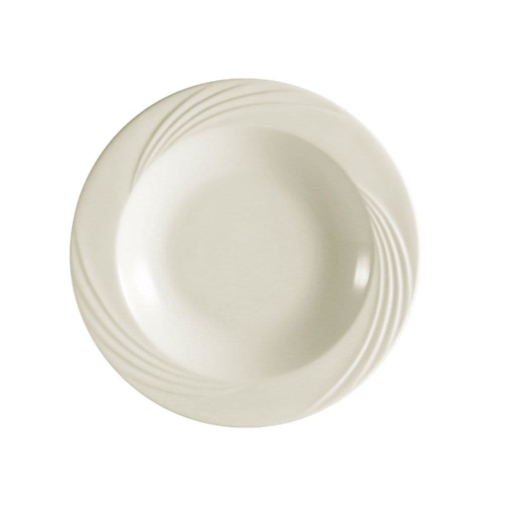 Pasta Bowl 12 IN 24 OZ Porcelain Bone White Round Microwave Oven Safe Dual Ovenable 12/Case