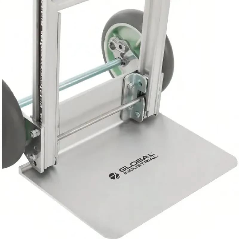 Global Industrial™ Hand Truck 660 LB Silver Aluminum Folding 1/Each
