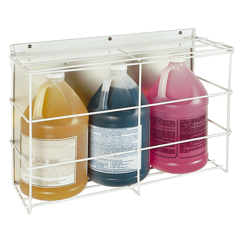 Bottle Rack Plastic Coated Metal Two Station Locking For Gallon Bottles 1/Each