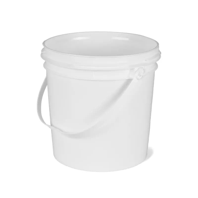 Pail 1.5 GAL White With Plastic Handle 1/Pallet