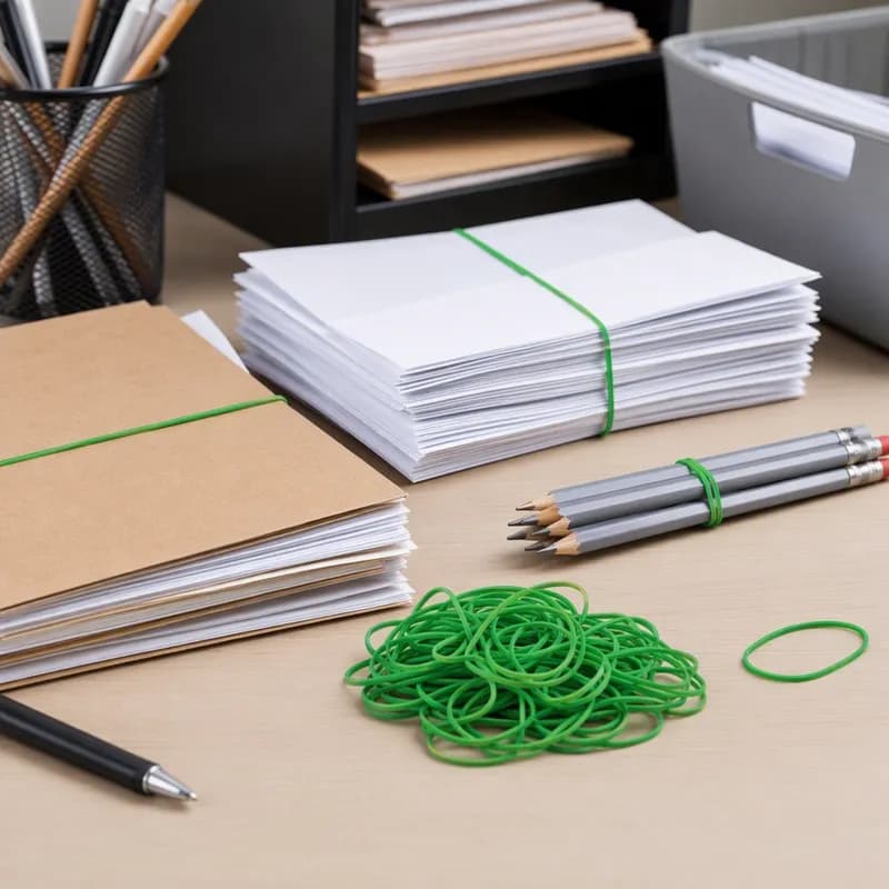 Rubber Band #16 2.5X0.0625 IN Rubber Latex Green 1/Bag