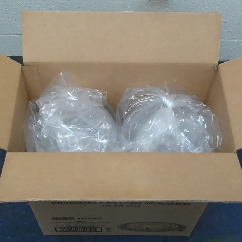 Incredi-Bowls® Lid Dome 8.5 IN PP Clear For 24-48 OZ Vented Microwave Safe Anti-Fog 150/Case