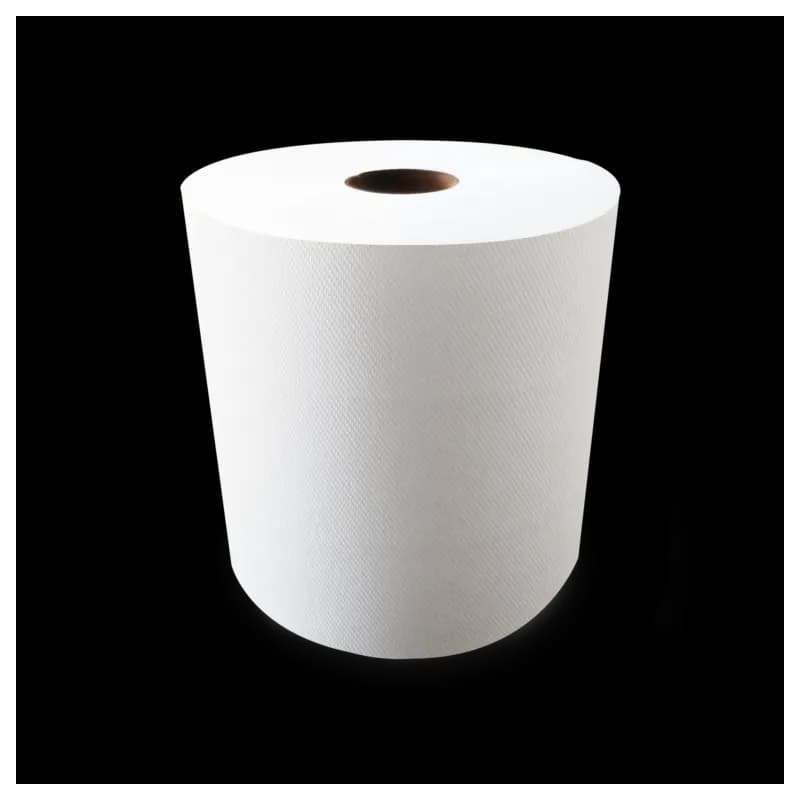 Roll Paper Towel 8IN 1000 FT TAD Paper White Standard Roll 12 Rolls/Case