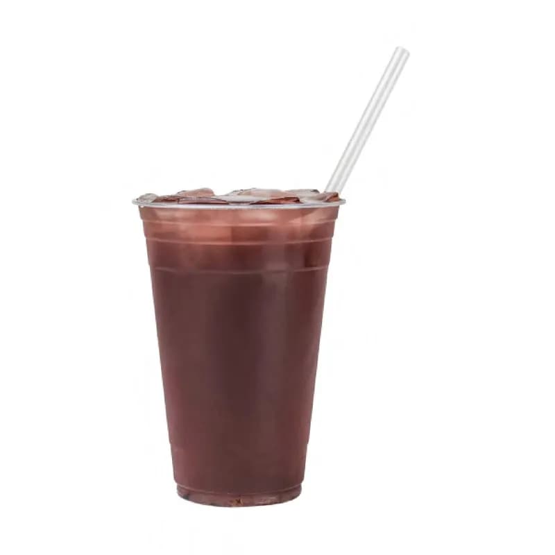 Karat Earth Giant Straw 8.75 IN PLA Clear Wrapped 2500/Case