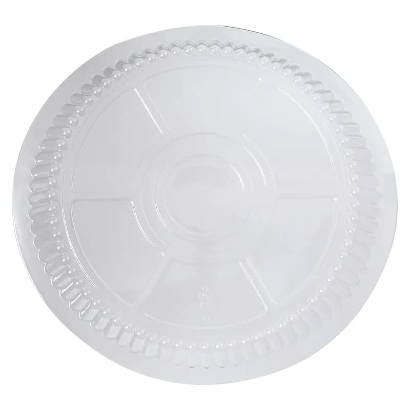 Victoria Bay Lid Dome 9 IN PS Clear Round For Aluminum Container Unhinged 250 Count/Pack 2 Packs/Case 500 Count/Case