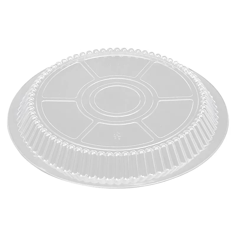 Victoria Bay Lid Dome 9 IN PS Clear Round For Aluminum Container Unhinged 250 Count/Pack 2 Packs/Case 500 Count/Case