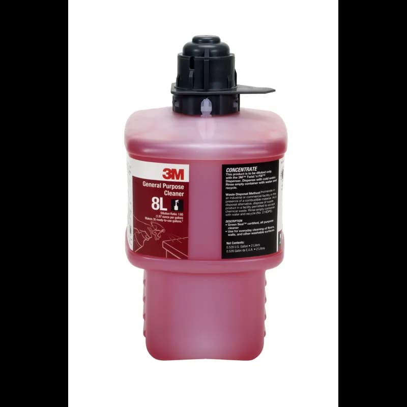 3M™ Twist 'n Fill™ 8L All Purpose Cleaner 2 L Concentrate With Black Cap 1/Box